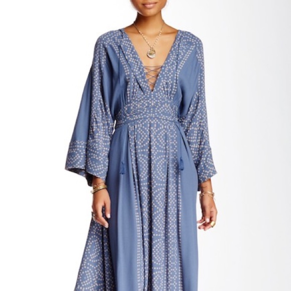 Free People Modern Kimono Maxi — NWT